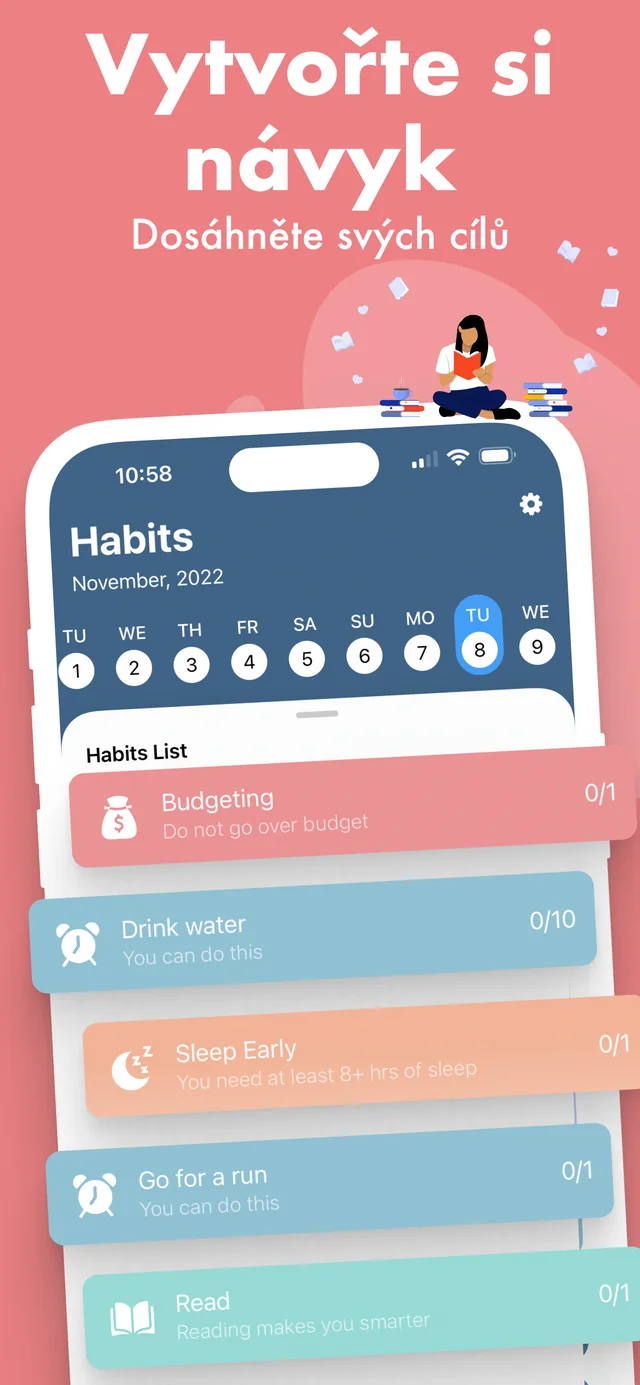 Sledujte své denní návyky — Habitbybit