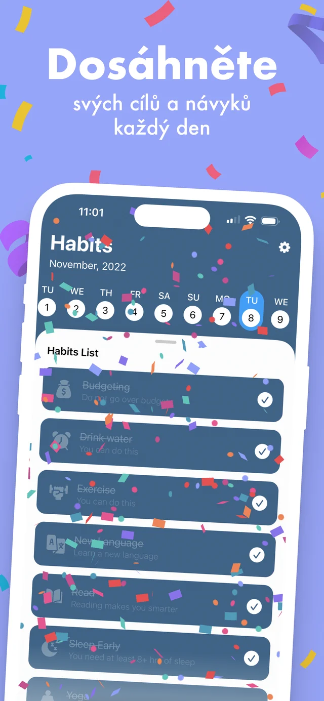 Vaše sbírka návyků — Habitbybit