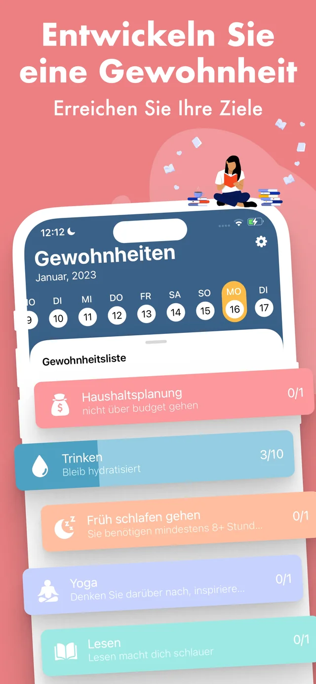 Deine täglichen Gewohnheiten verfolgen — Habitbybit