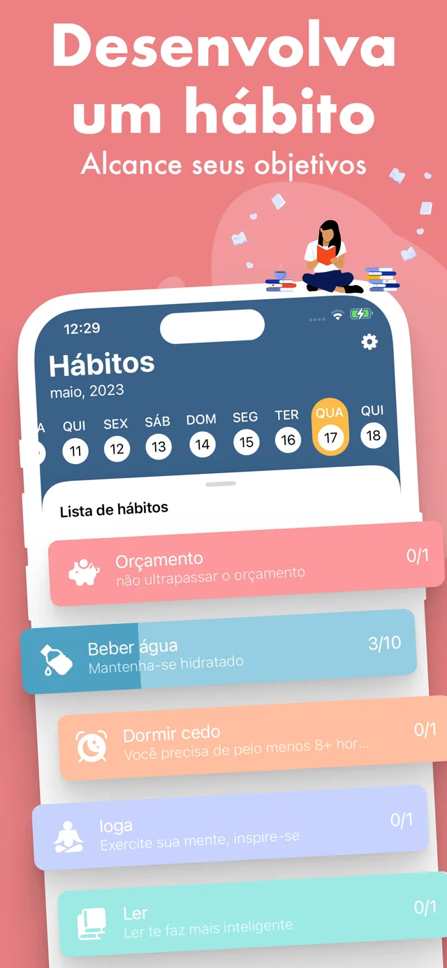Acompanhe seus hábitos diários — Habitbybit