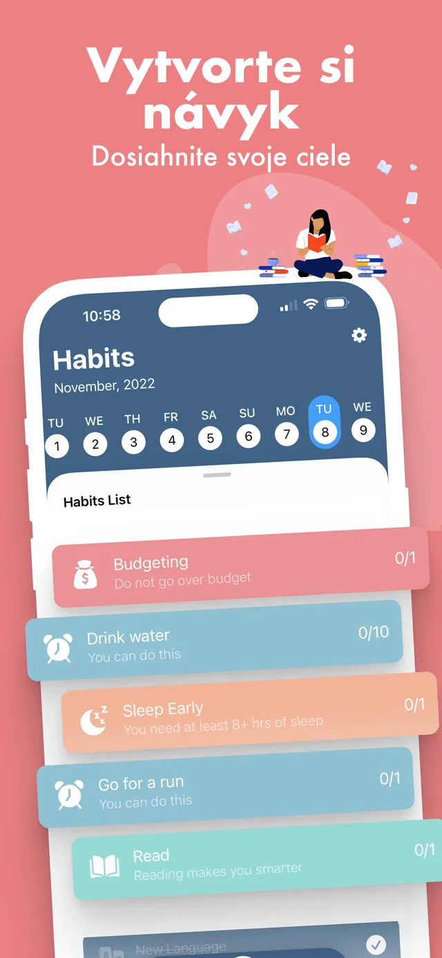 Sledujte svoje každodenné návyky — Habitbybit
